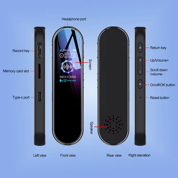 Long Standby Timer Voice Recorder HD Noise Canceling Recording Device - Craze Trends