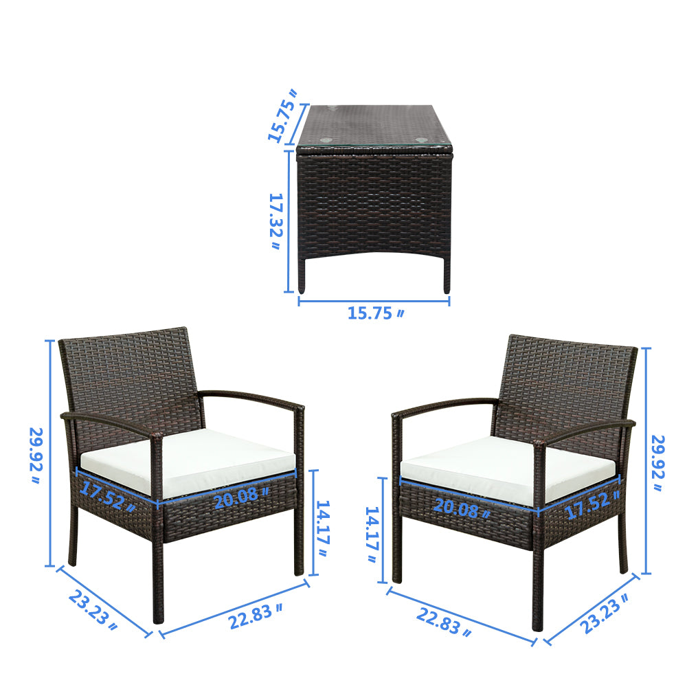 Home Garden Furniture Coffee Table Rattan Sofa Set - Craze Trends