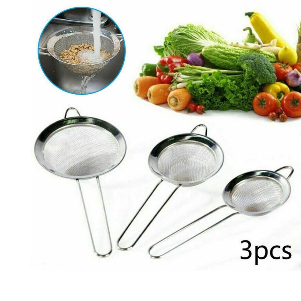 Stainless Steel 3 in 1 Liquid Colanders Set - Craze Trends