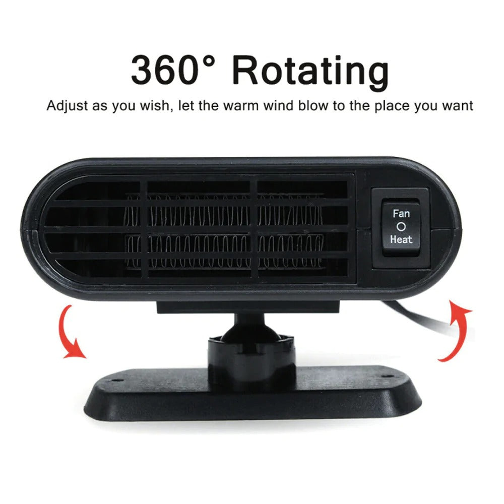 Powerful Car Heater and Fan Defroster 500W - Craze Trends