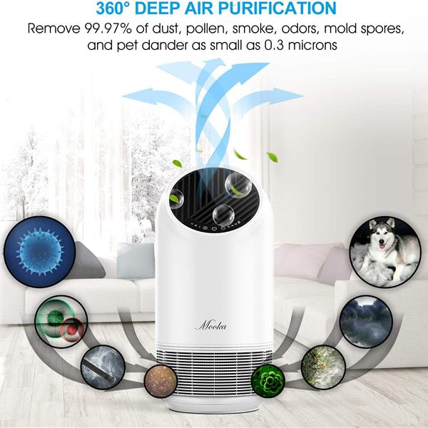 True HEPA Air Purifierfor Home 360° Deep Purification - Craze Trends