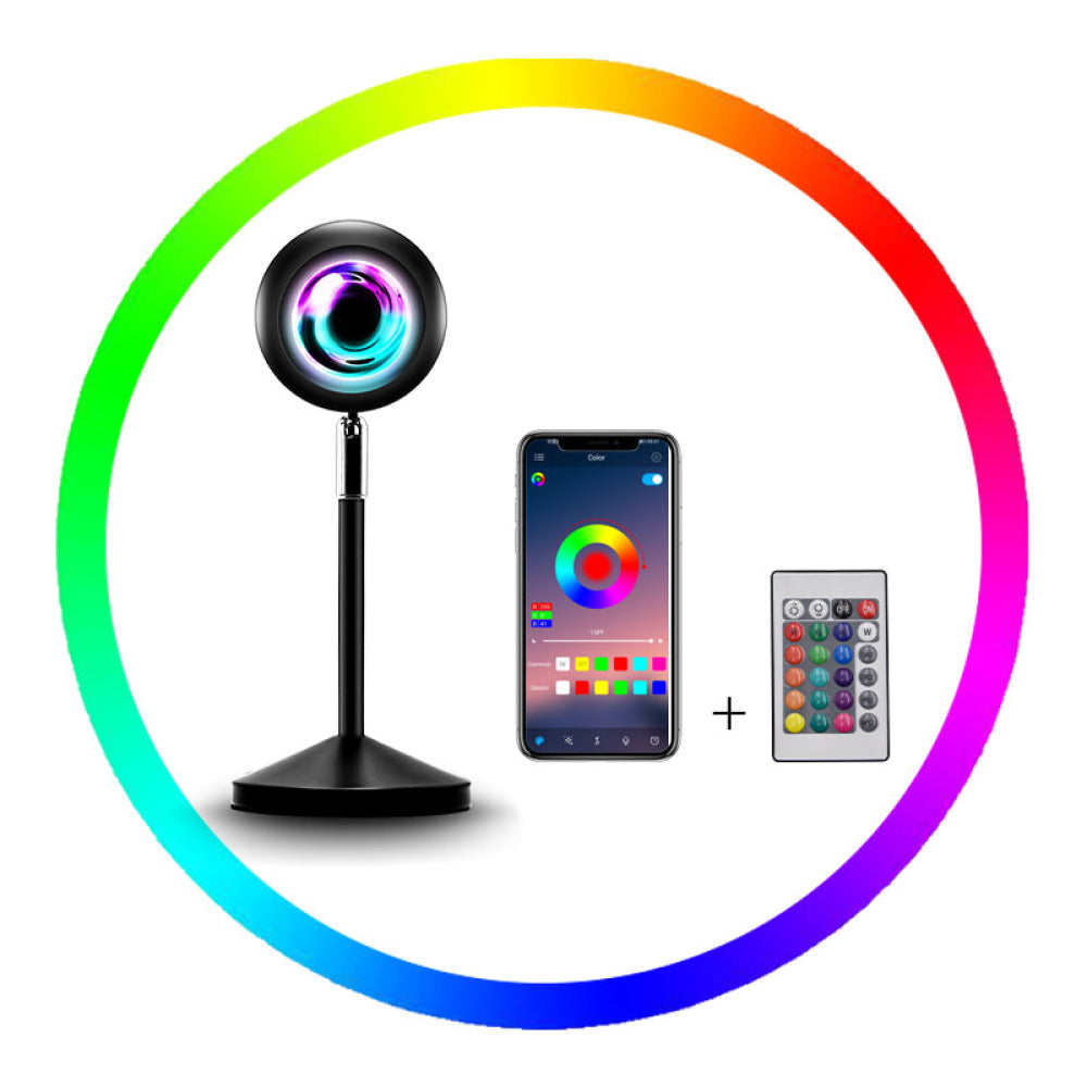 APP/Remote Control Sunset Lamp Rainbow Sunset Lamp - Craze Trends