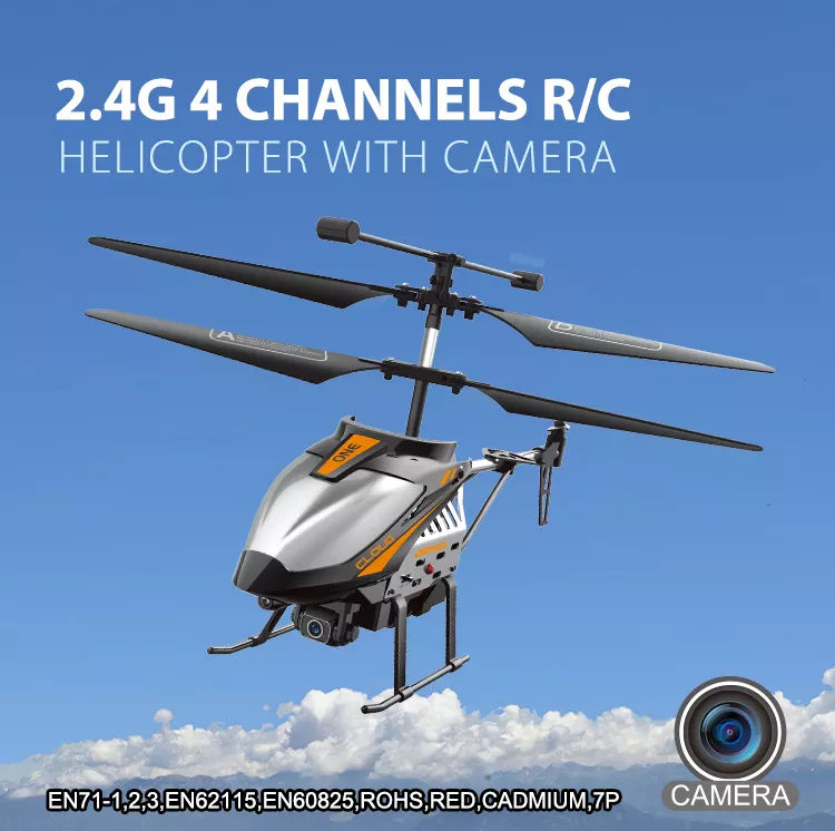 2.4G 4CH Sky Max RC Flying Helicopter with Camera and Lights - Craze Trends