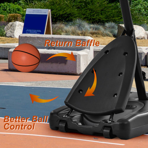 Basketball Hoop Basketball System 7.5ft-10ft Height Adjustable - Craze Trends