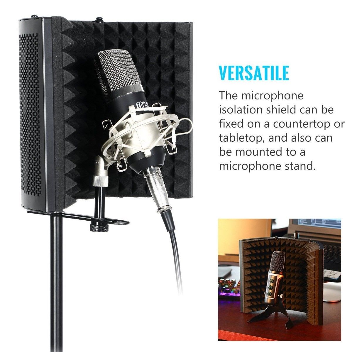 Microphone Isolation Shield Studio Mic Sound - Craze Trends