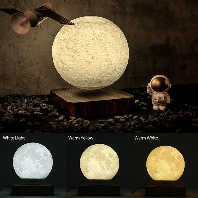 Novelty 3D Magnetic Levitation Moon Lamp Moon Floating Lamp - Craze Trends