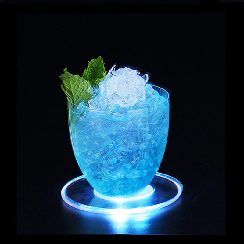 Acrylic LED Light Coaster Cocktail Flash Base - Craze Trends