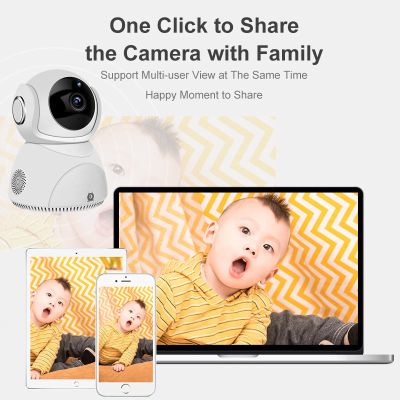 HD 1080P Camera 360° Panoramic PTZ Wireless Wifi Camera - Craze Trends