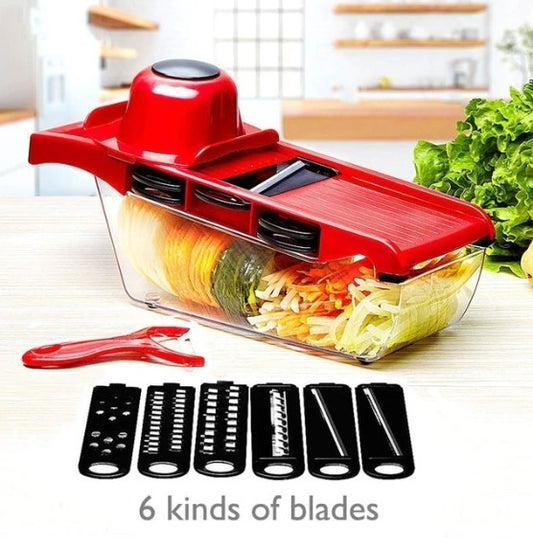 Stainless Steel 6 Blades Vegetable Slicer - Craze Trends