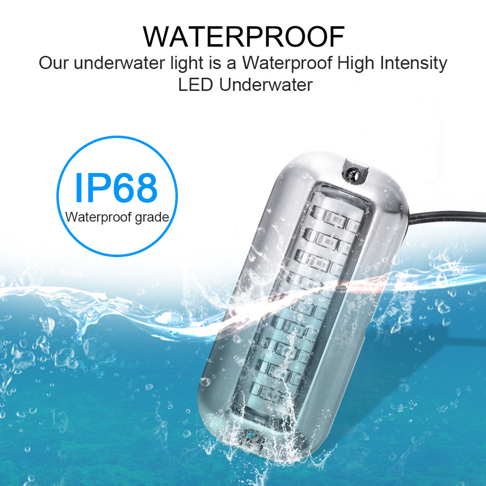 Stainless steel LED underwater pontoon ship light