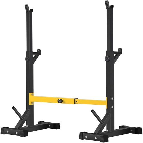 Squat Rack Stand Barbell Free Press Bench Home Gym Dumbbell Racks - Craze Trends