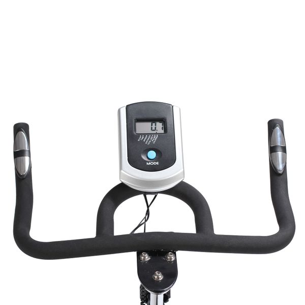 Soozier Adjustable Upright Exercise Bike Cycling Trainer Home Gym - Craze Trends