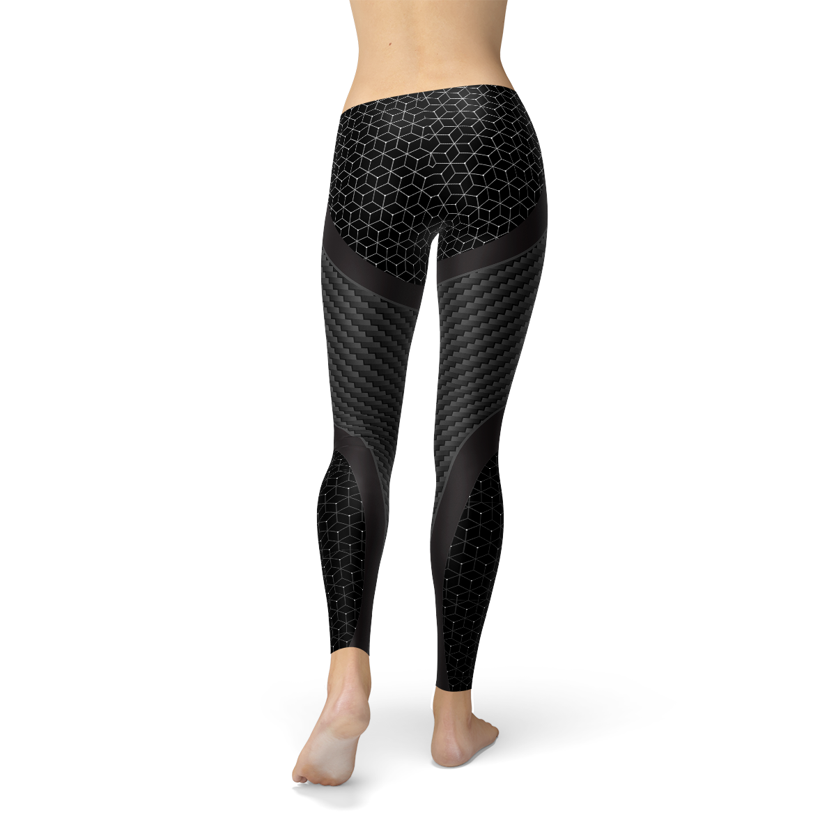 Womens Carbon Fiber Sports Leggings - Craze Trends