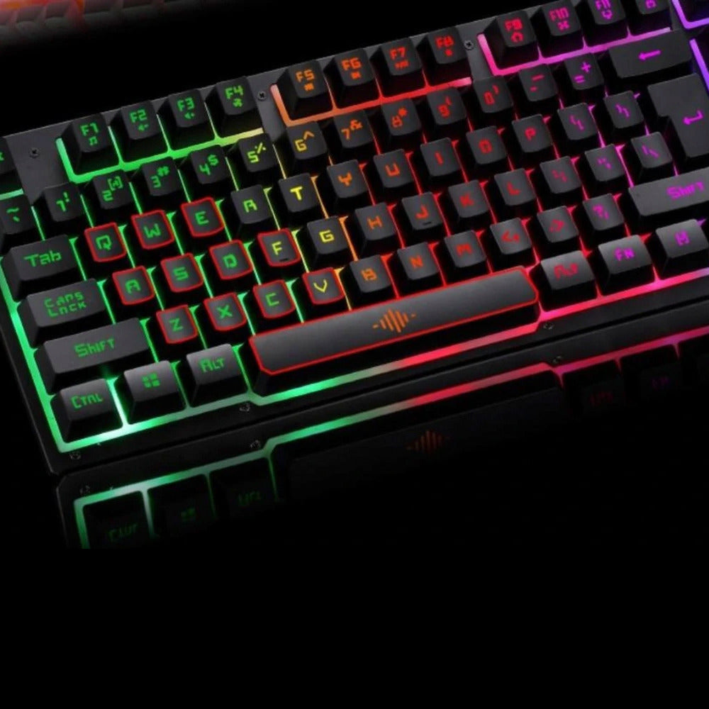 Ninja Dragons Z4 104 Keys LED Flame Gaming Keyboard with 2000 DPI - Craze Trends