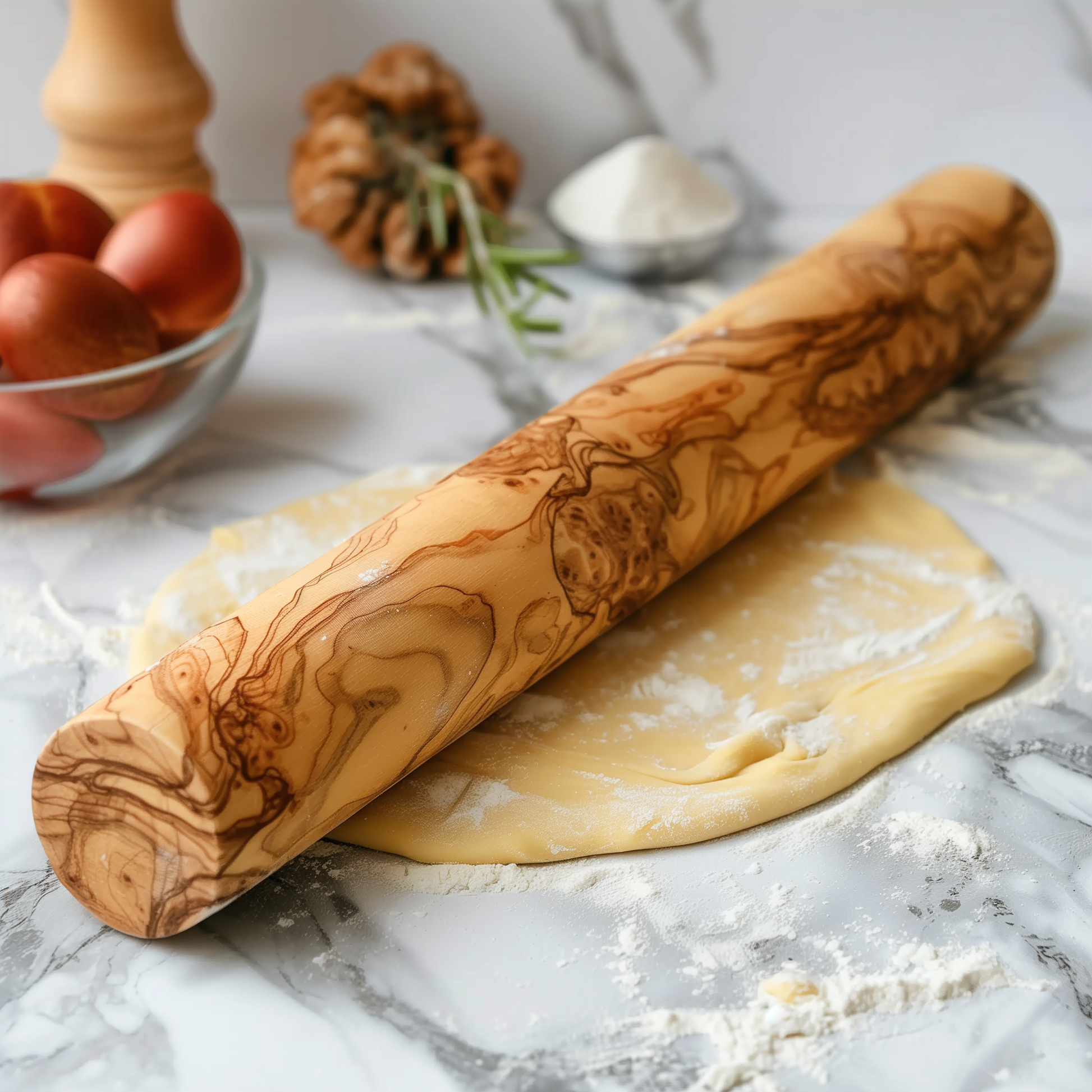 Handmade Olive Wood French Rolling Pin | Available in Three Sizes - Craze Trends