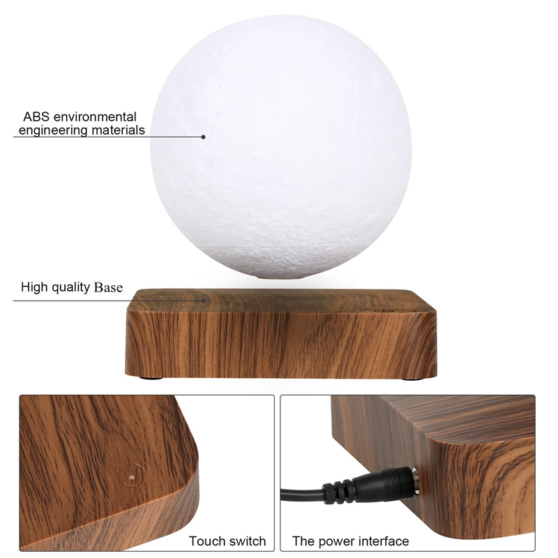 Novelty 3D Magnetic Levitation Moon Lamp Moon Floating Lamp - Craze Trends