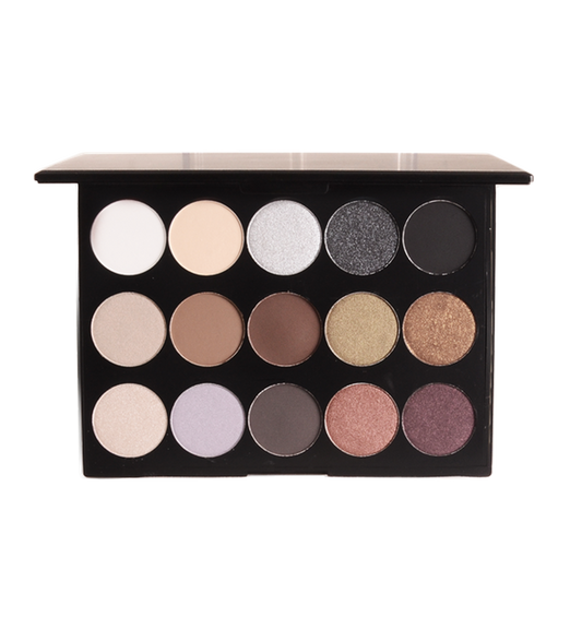 15 Shade Eyeshadow Palette - Smoky - Craze Trends