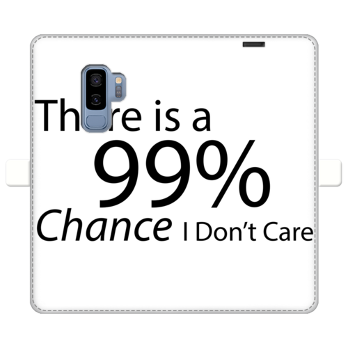 There is a 99% Chance I Don't Care Text Fully Printed Wallet Cases - Craze Trends