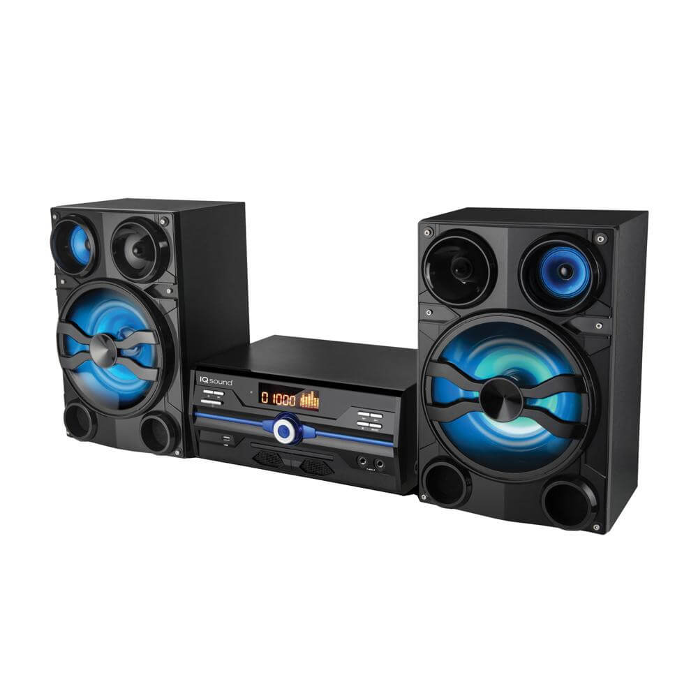 HiFi Multimedia Audio System with Bluetooth and AUX/USB/Mic Inputs - Craze Trends