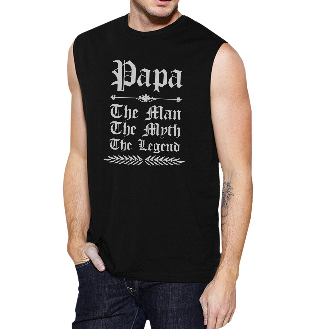 Vintage Gothic Papa Mens Popular Workout Gym - Craze Trends