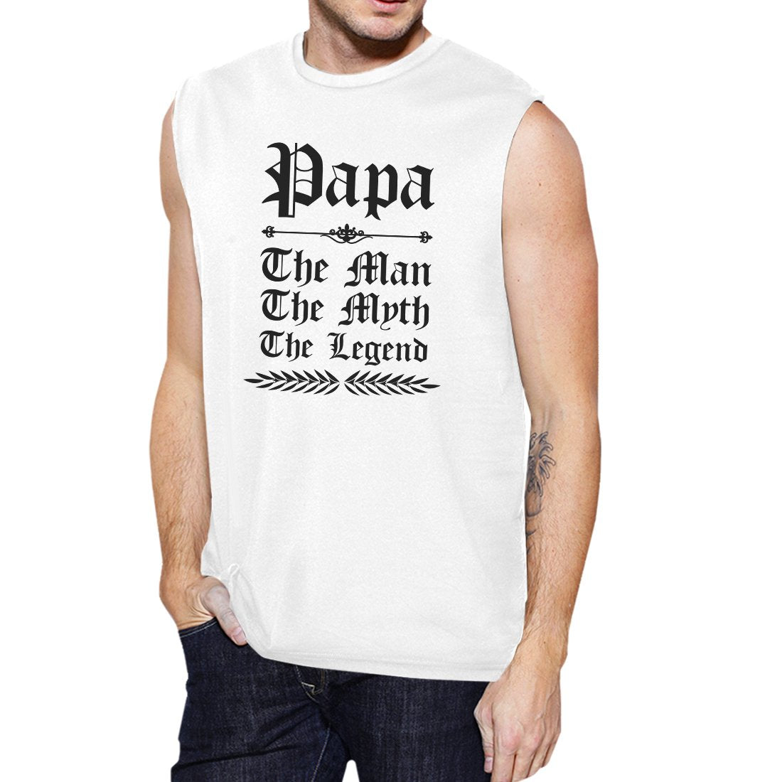 Vintage Gothic Papa Mens Popular Workout Gym - Craze Trends