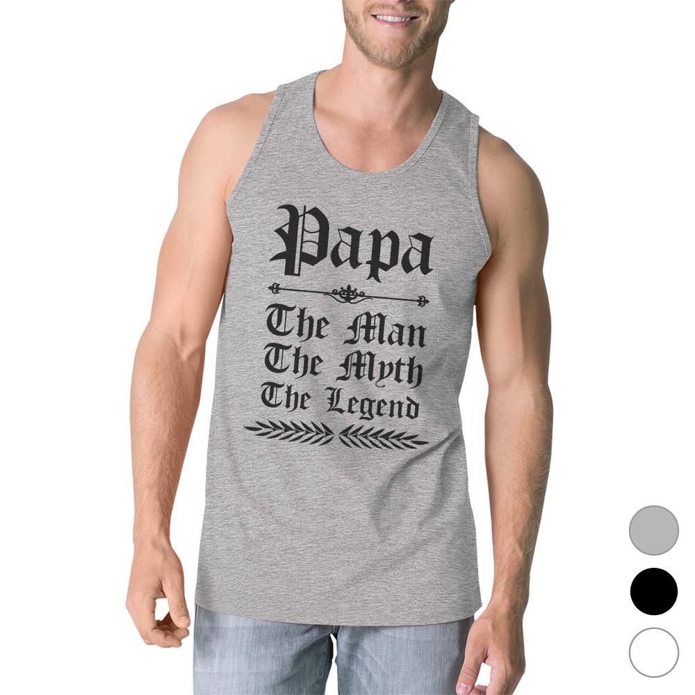 Vintage Gothic Papa Mens Lovely Gym Fathers Day - Craze Trends