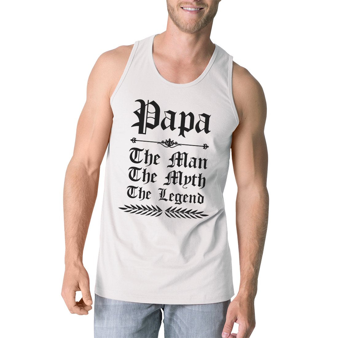 Vintage Gothic Papa Mens Lovely Gym Fathers Day - Craze Trends