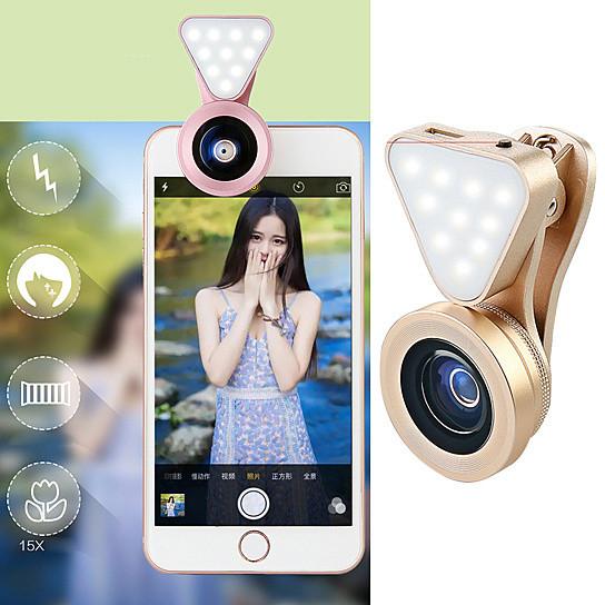 Glow Face 3 In 1 Photo Lens And Fill Lighting Clip - Craze Trends