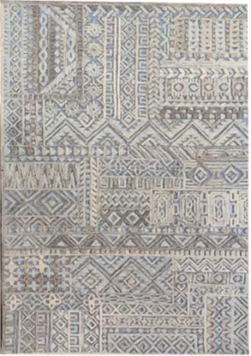 Beige Wool Area Rug  (5 cm, X 8 cm, Rectangle) - Craze Trends