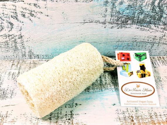 Organic Natural 4" Loofah, loofa, luffa, vegan - Craze Trends