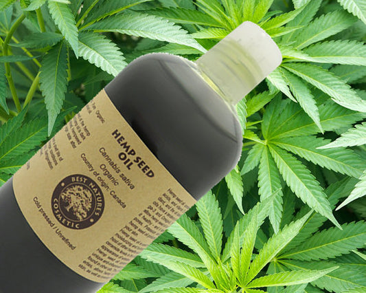 100% Pure Hemp Seed Oil (organic, cold pressed, - Craze Trends