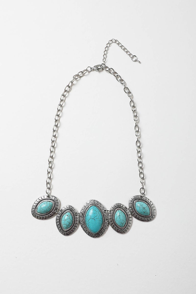 Leaflet Turquoise Necklace