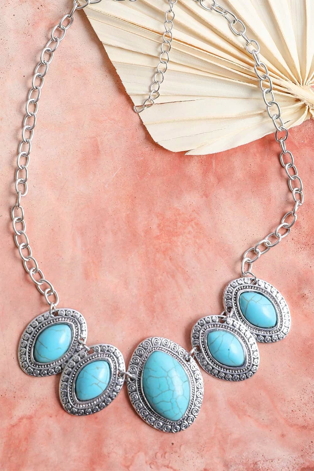 Leaflet Turquoise Necklace