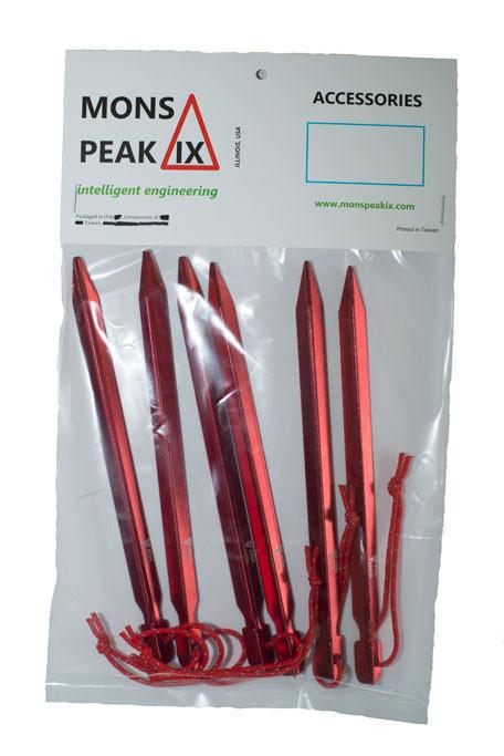 Tent Stakes, Y HA 7075 Al, (6 Pack) - Craze Trends