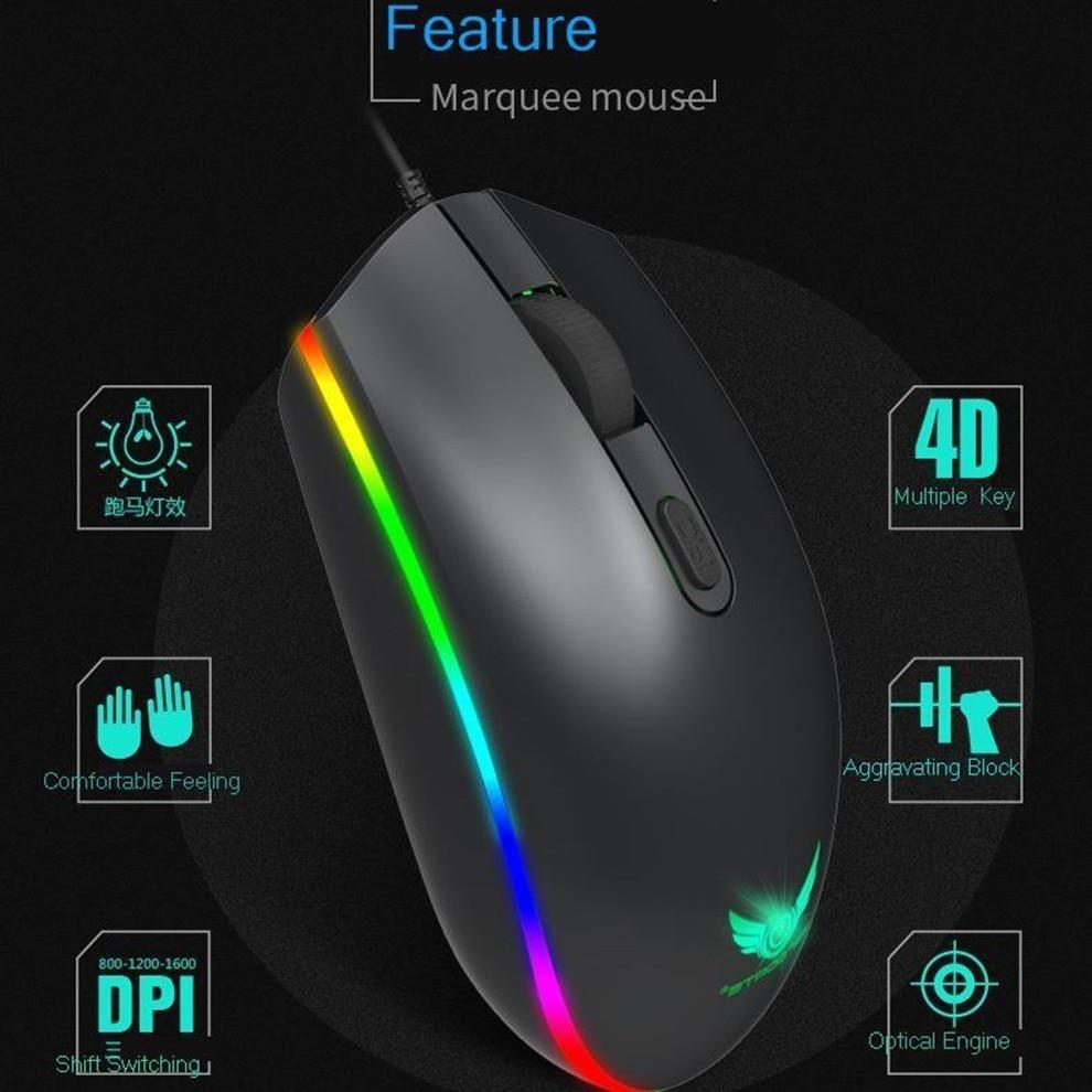 Dragon LED Backlight Gaming USB Wired Keyboard Mouse Set - Craze Trends