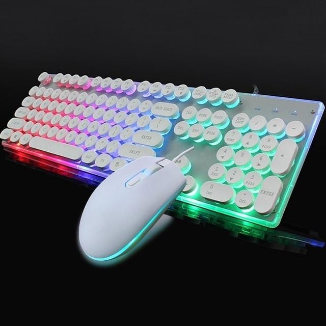 Dragon LED Backlight Gaming USB Wired Keyboard Mouse Set - Craze Trends