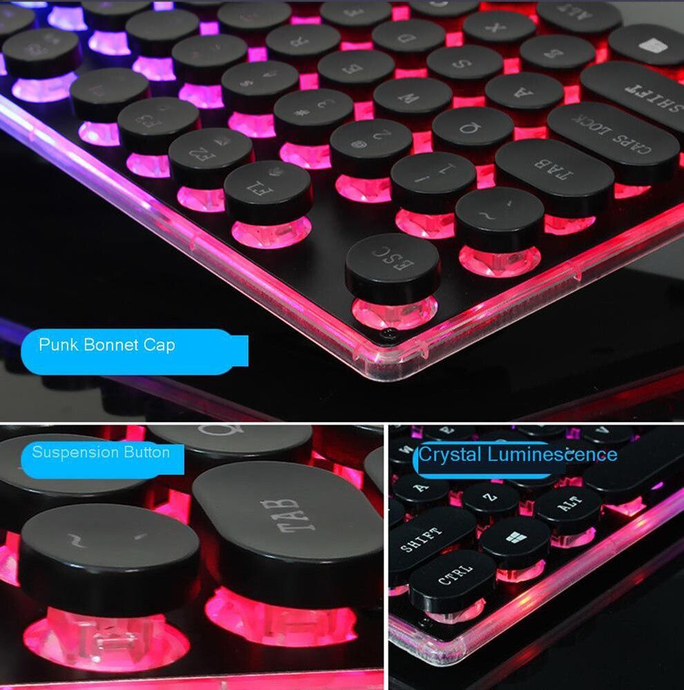 Dragon LED Backlight Gaming USB Wired Keyboard Mouse Set - Craze Trends