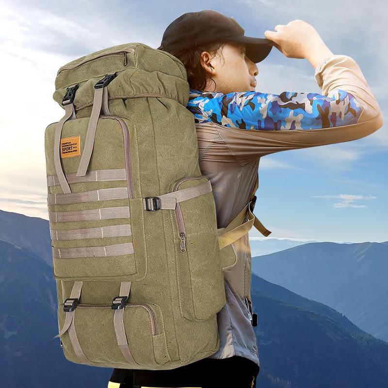 Waterproof Outdoor Camping Hiking 100L Large Capacity Backpack - Craze Trends