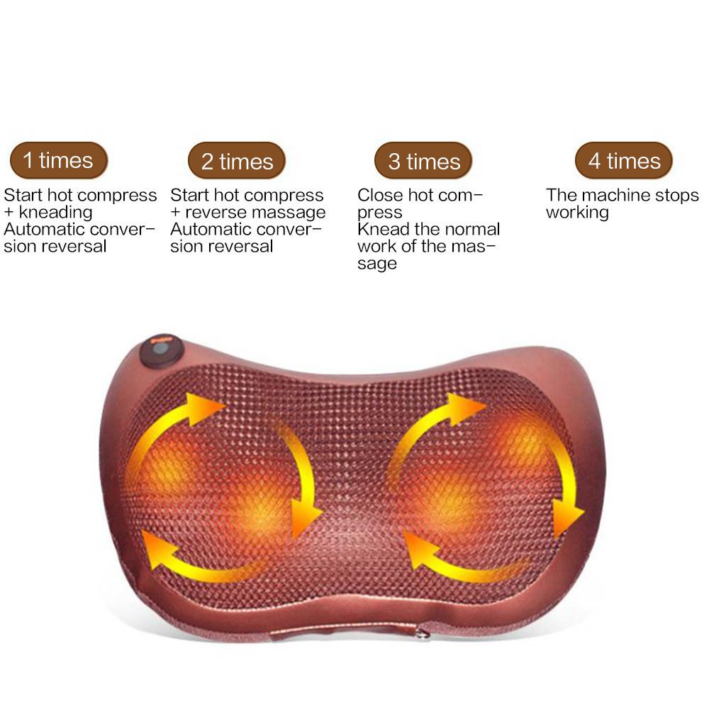 Portable 4 heads Massage Pillow - Craze Trends