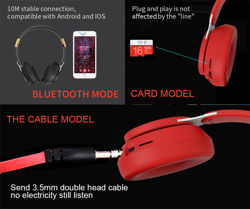 Dragon Wireless Bluetooth 5.0 Gaming Headset with TF card slot - Craze Trends