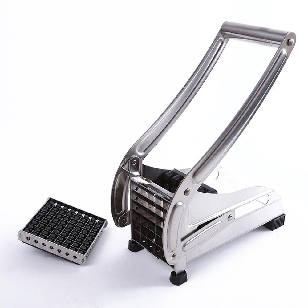 Stainless Steel French Fries and Potato Cutter with 2 Different Blades - Craze Trends