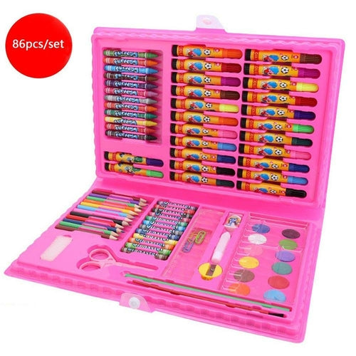 86Pcs/Set Kids Educational Toys Painting Tool Set Drawing Graffiti